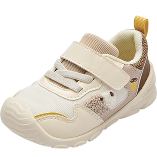 巴拉巴拉宝宝稳步鞋轻便防滑婴儿鞋秋季男童儿童可爱软底鞋子萌趣