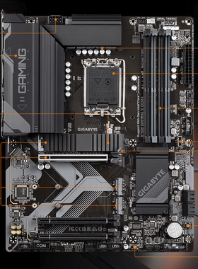 Gigabyte/技嘉B760 GAMING X D5 ATX 魔改BIOS主板 Sequoia免驱