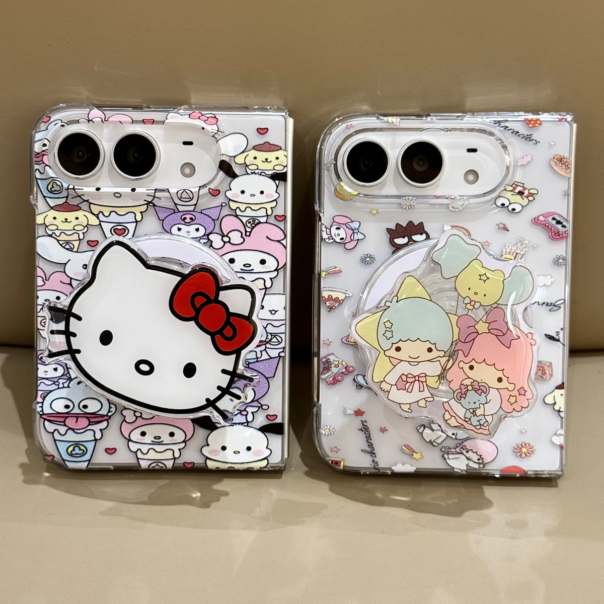 适用于苹果DUO 磁吸折叠屏全包手机外壳 iPhone18DUO ins风双子星保护套