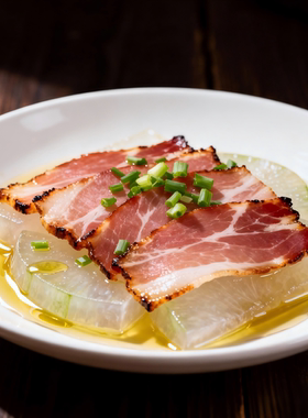 万有全中华老字号火腿块火腿片传统工艺风味解馋美味