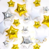 День рождения свадебный дом украшение свадебное празднование, творческая модель Дня святого Валентина Пентаграмма алюминиевый фильм воздушный шар воздушный фильм