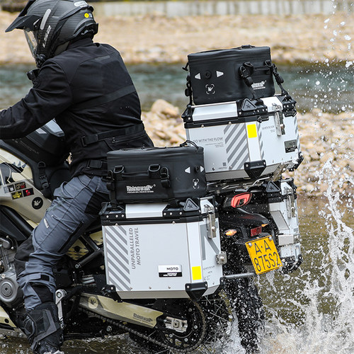 犀牛漫步摩托车后座包全防水保温