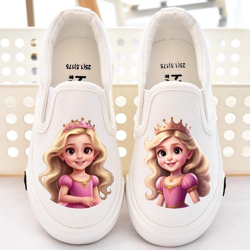 软底幼儿园新款室内帆布鞋女孩