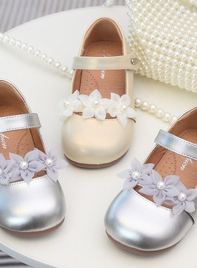 女童鞋子儿童公主鞋2026春季季新款童鞋女孩小皮鞋洋气防滑单鞋子