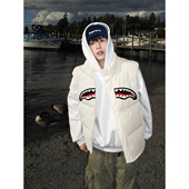 WASSUP90白鸭绒学生轻薄羽绒马甲男女款 百搭休闲立领坎肩外套 冬季