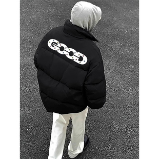 WASSUP美式潮牌90白鸭绒羽绒服男款冬季学生街头复古加厚保暖外套