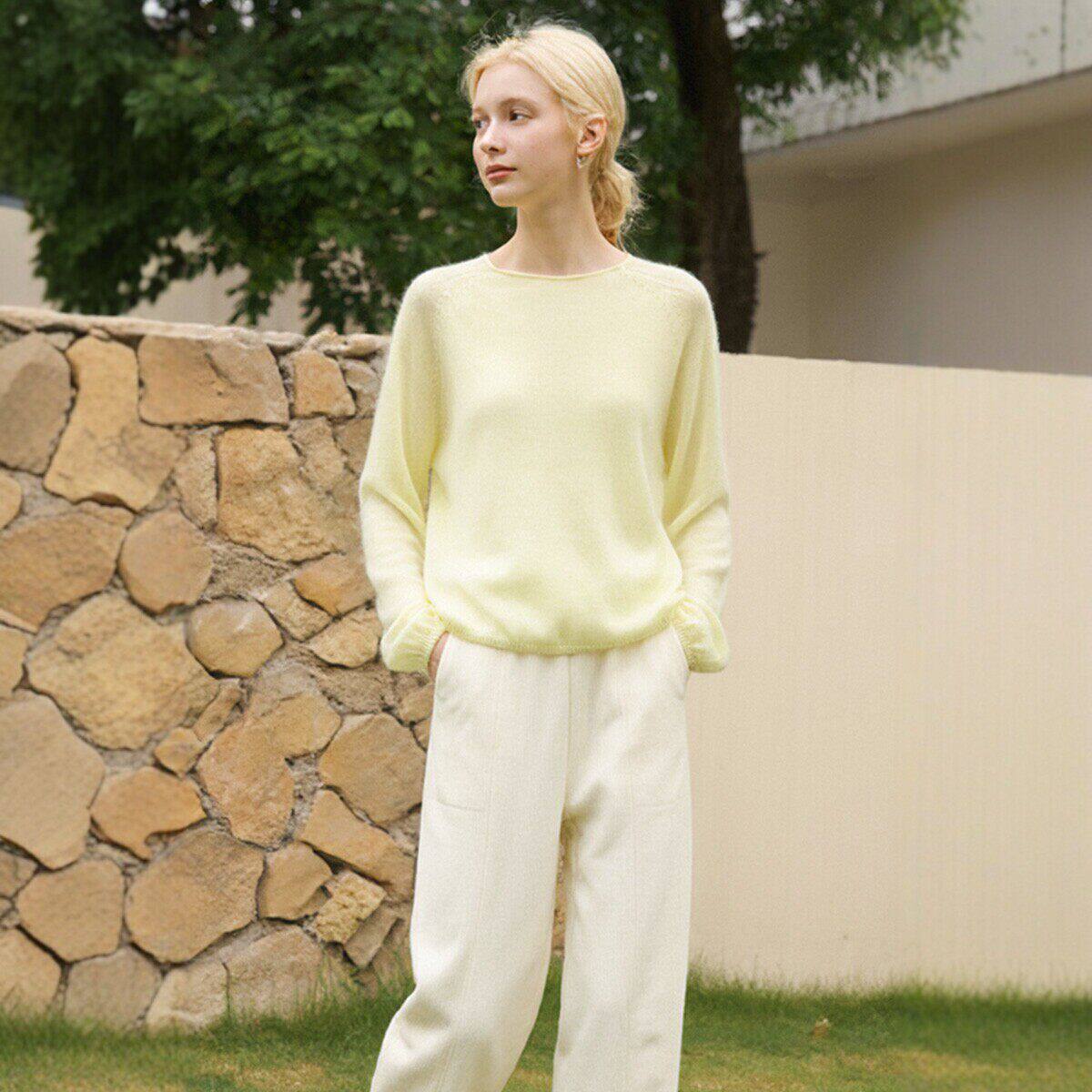 专柜价899【宸】46.7%莱赛尔2.6%桑蚕丝亲肤舒适针织毛衣打底衫女 - 淘宝联盟商品