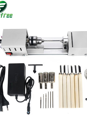 三匠车床微型佛珠机迷你小型家用多功能台式文玩手串打磨小车床