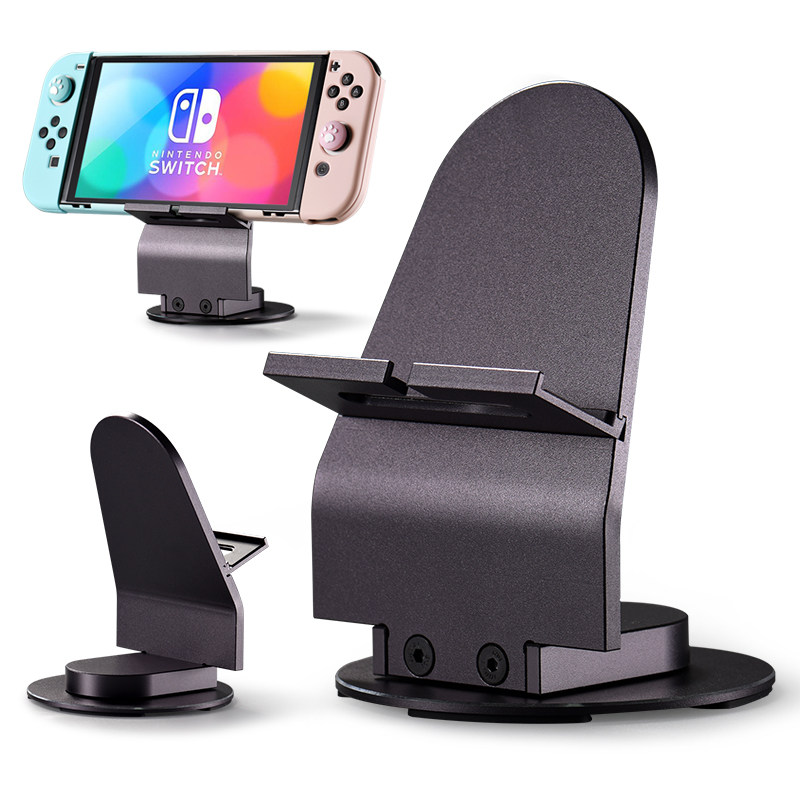 NINTENDO 스위치 게임 콘솔 스탠드 스위치 게으른 휴대 전화 태블릿 STEAMDECK 스탠드 IPAD|SWITCH 다기능 바닥 지지대에 적합한 데스크탑 회전 드라마 추격 스탠드