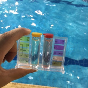 游泳池余氯速测盒ph酸碱检测OTO补充液cl 检验盒水检包邮广东设备