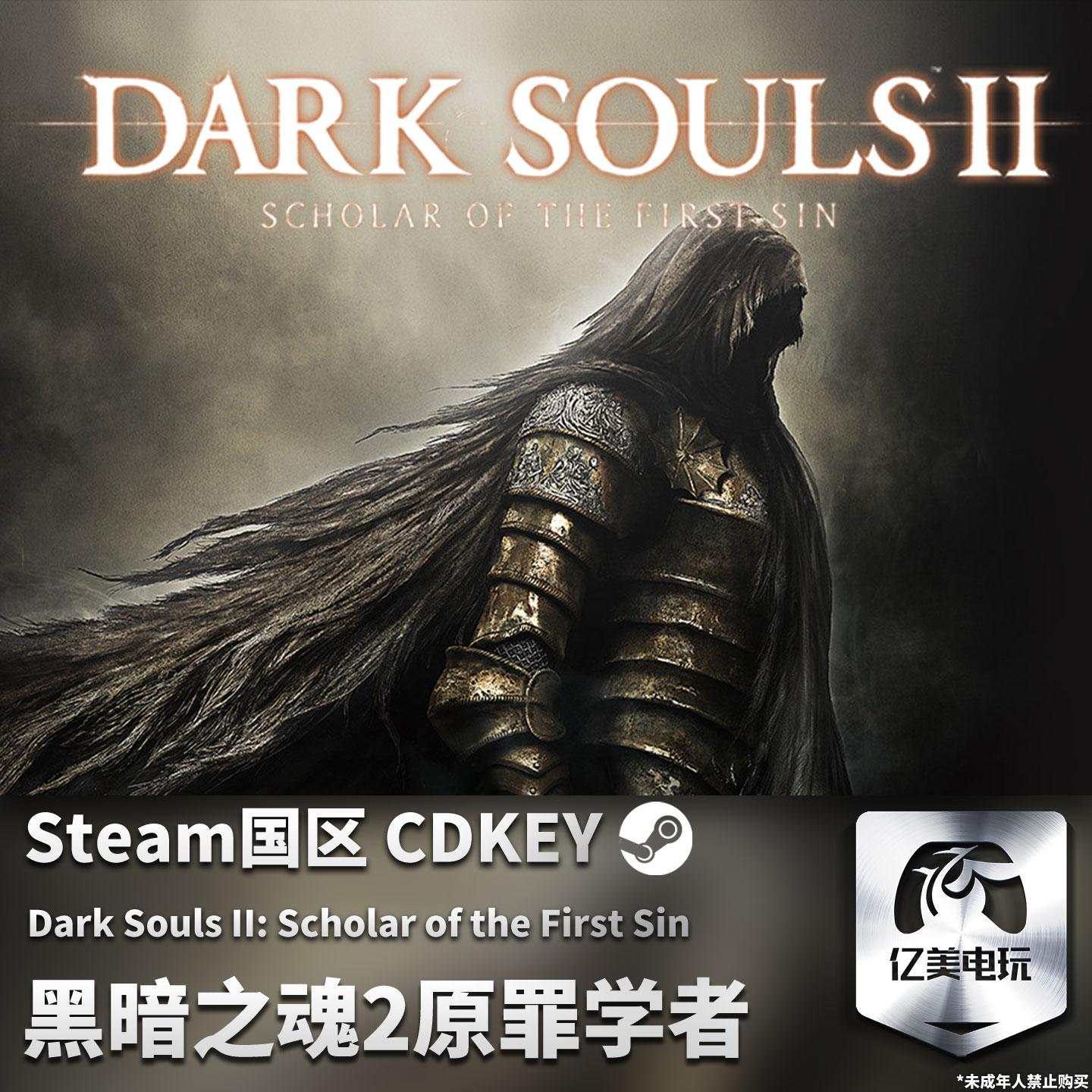 Steam 正版 PC 游戏 黑暗之魂2原罪学者 国区激活码 CDKEY
