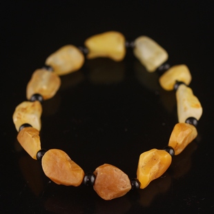 福建寿山田黄石籽料原石手串手链男女款玉石收藏礼品保真天然玉石