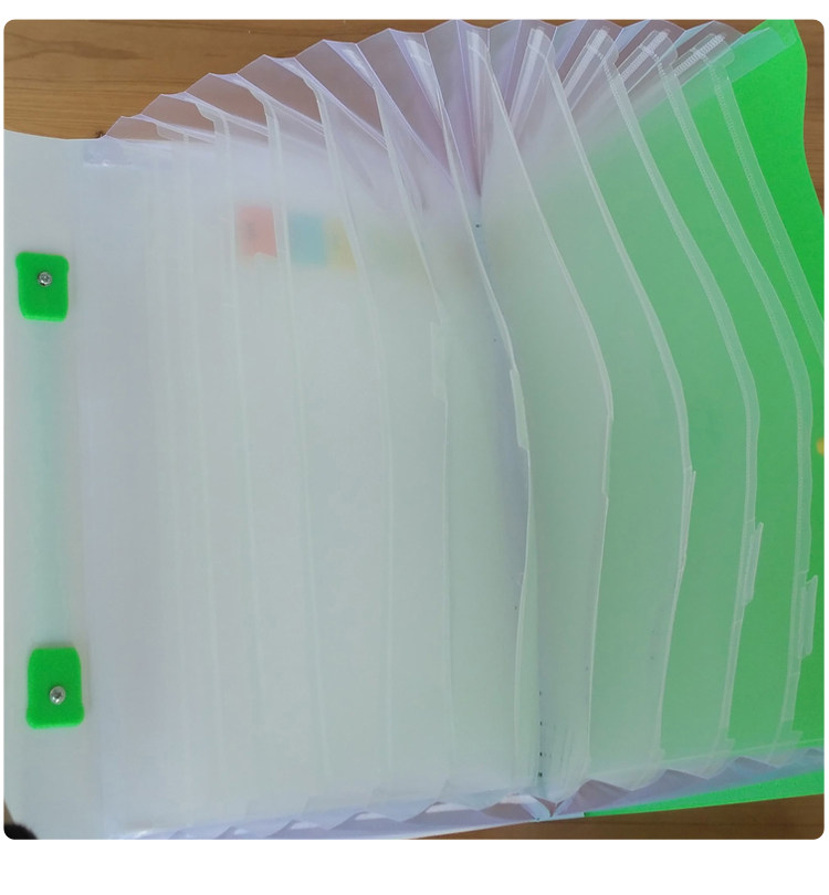 학생 시험 종이 가방 휴대용 다층 파일 가방 정보 파일 가방 A4 폴더 가방 플라스틱 서류 ??가방 아코디언 가방