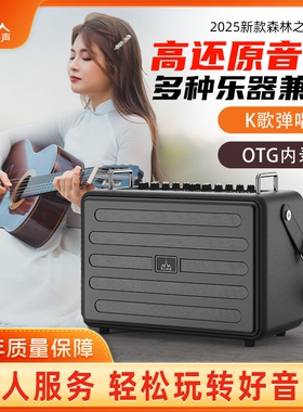 VOTF/森林之声 S2 户外吉他电吹管萨克播音箱斯乐器音响K歌无线蓝