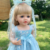 重生娃娃仿真婴儿全胶儿童玩具爱莎公主洋娃娃软胶玩偶女孩礼物