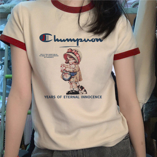 短袖甜美常规纯棉男女