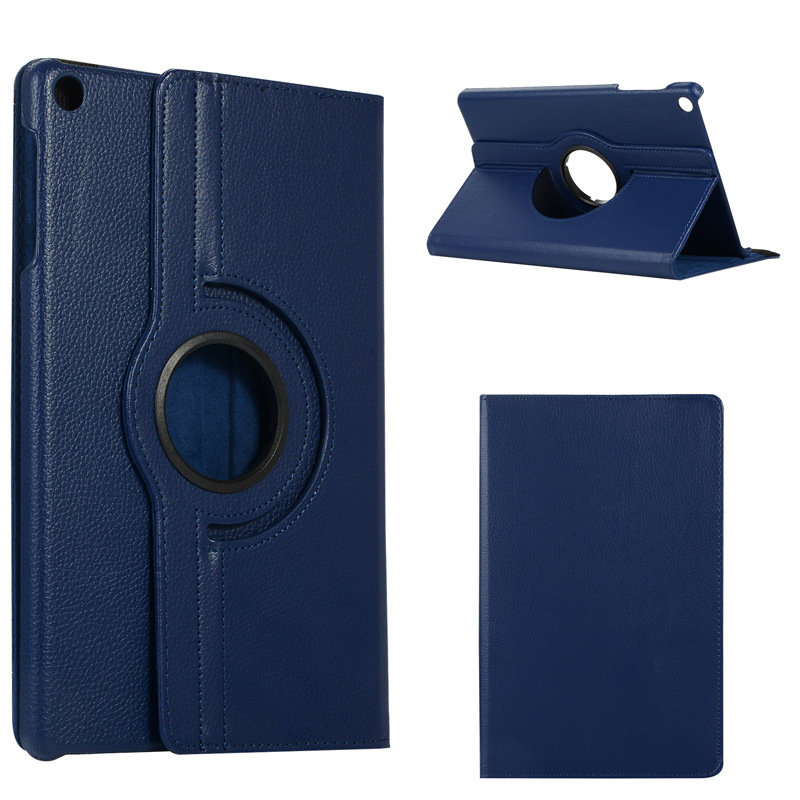 简约荔枝纹适用三星Tab A 10.1 T510 T515旋转支架平板套T580皮套