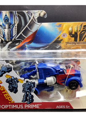 孩之宝变形金刚电影4一步神奇变形系列擎天柱 钢锁A6154玩具模型