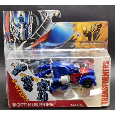 孩之宝变形金刚电影4一步神奇变形系列擎天柱 钢锁A6154玩具模型