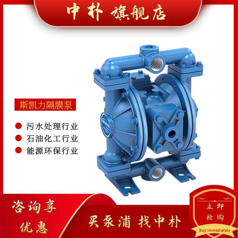 新款斯凯力气动隔膜泵LS25K AA-AA-T/S-TT-TT-00 1寸污水泵SP包邮