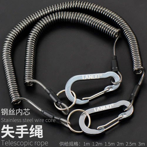 海钓钢丝芯失手绳路亚钳控鱼器