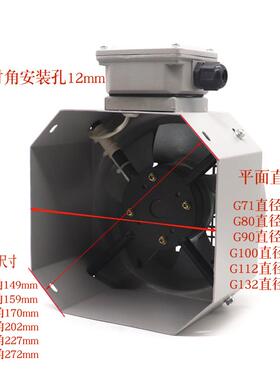 新款方形伺服电机专用散热通风机风扇GR71A 80A 90A 100A 112包邮