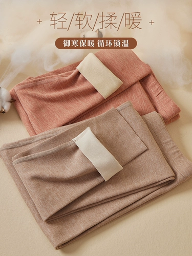 Термобелье, удерживающие тепло штаны, зимние флисовые тонкие леггинсы, увеличенная толщина, большой размер