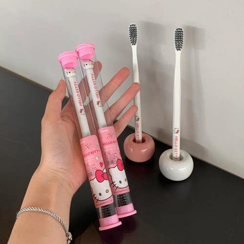 可爱卡通hellokitty软毛牙刷