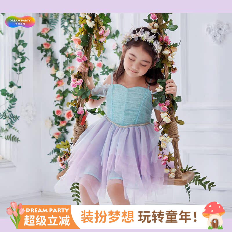 女童连衣裙曼舞礼服裙