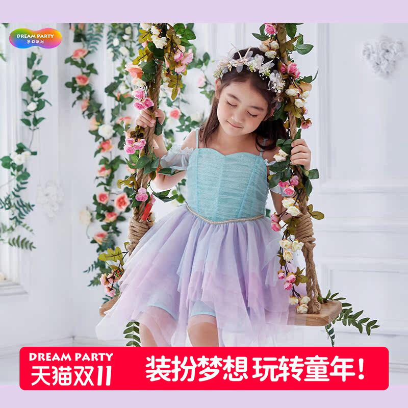 女童连衣裙曼舞礼服裙