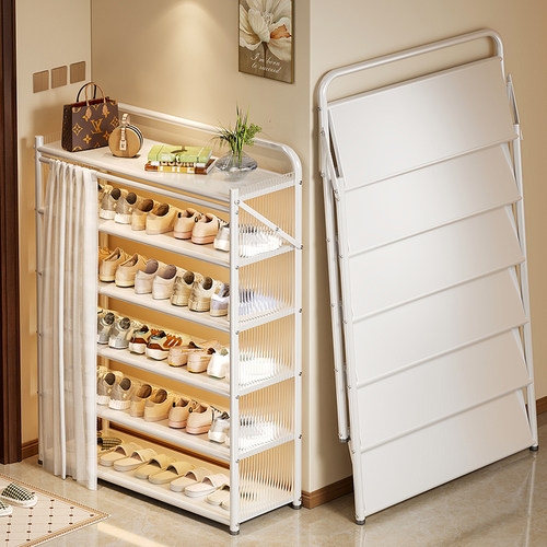 免安装全钢鞋架简易大容量收纳架