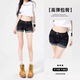 腰弹力显瘦梨形身材卷边热裤 女2026夏季 复古性感牛仔短裤 美式