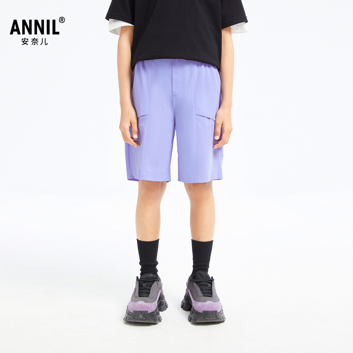 【新品】安奈儿童装男童裤子2024新款夏五分短裤运动弹力宽松,童装/婴儿装/亲子装,裤子,淘宝优惠券,粉丝福利购,淘宝优惠卷