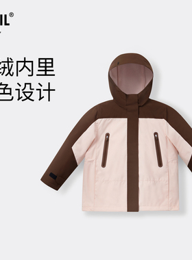 【商场同款】安奈儿童装女童风衣外套2024新款秋加绒时尚AG435540