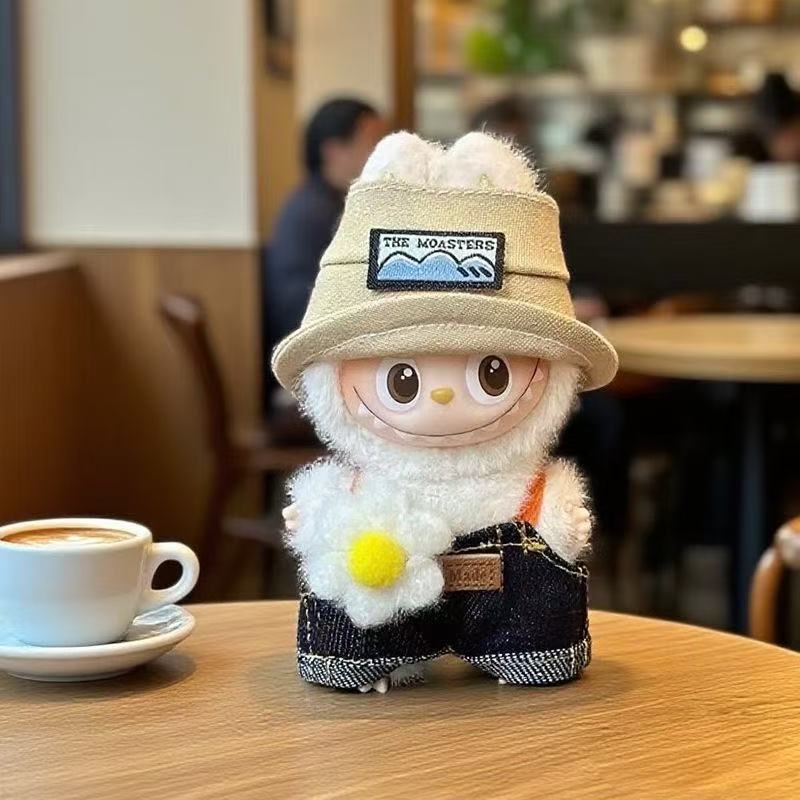 4.0迷你拉布布娃衣labubu四代心底密码mini可爱娃衣搪胶玩偶衣服