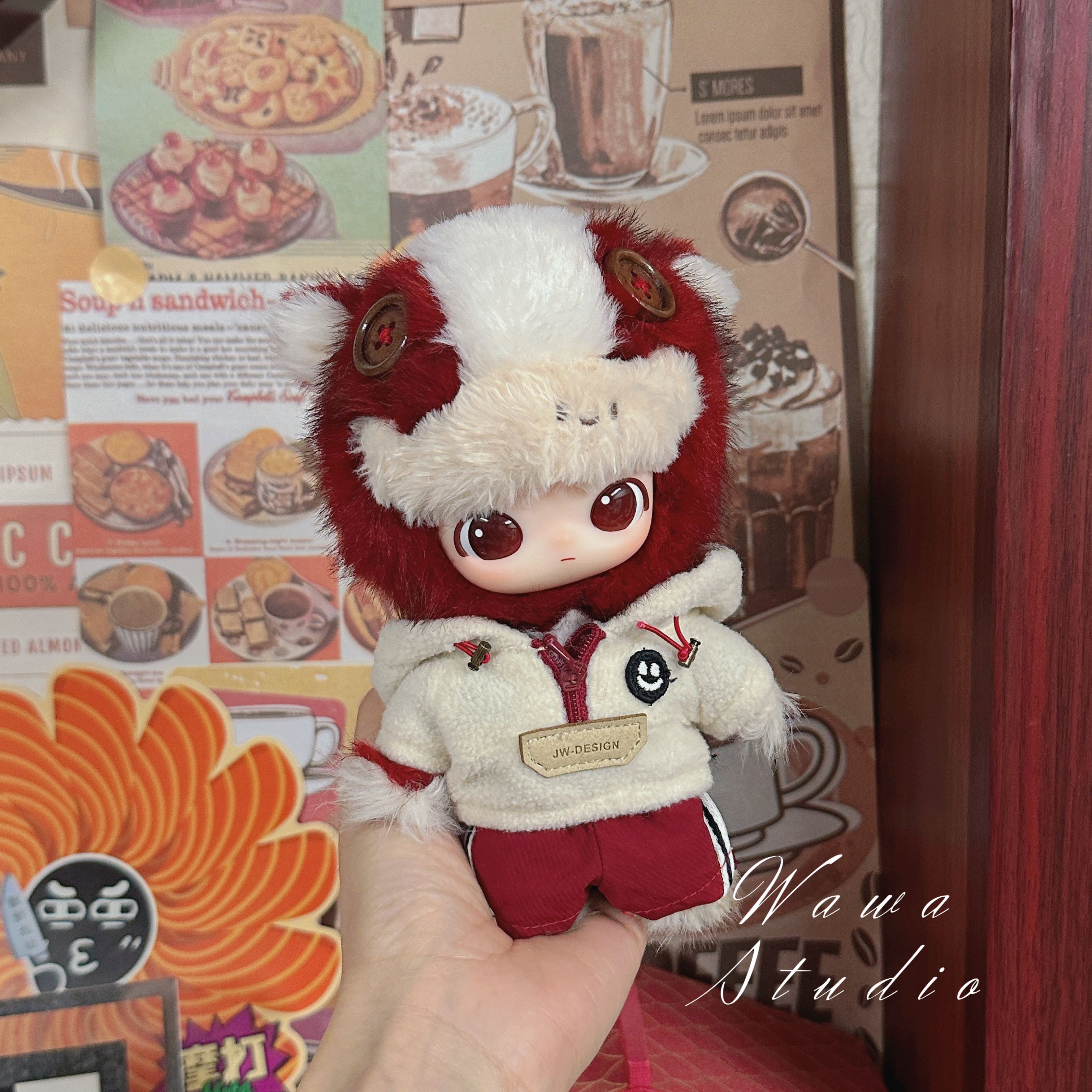 仅娃衣】马力全开新生日记4代dimoo通用拜年系列娃衣搪胶玩偶新年,模玩/动漫/周边/娃圈三坑/桌游,棉花娃娃/毛绒玩具娃衣,淘宝优惠券,粉丝福利购,淘宝优惠卷