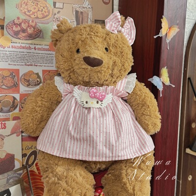 28cm巴塞罗熊16cm衣服毛绒玩偶衣服36cm小熊娃衣47cm泰迪熊娃衣