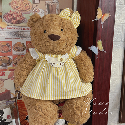 28cm巴塞罗熊16cm衣服毛绒玩偶衣服36cm小熊娃衣47cm泰迪熊娃衣