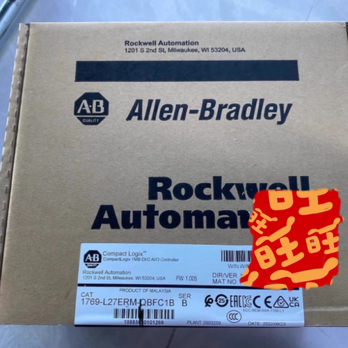 1769-L27ERM-QBFC1B模块 AB PLC控制器 罗克韦尔CompactLogix L19