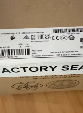1769-L19ER-BB1B模块 AB PLC控制器 罗克韦尔CompactLogix L19