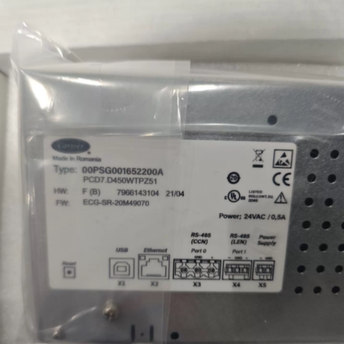 开利TOUCHPILOT触摸屏 00PSG001652200A PCD7.D450WTPZ51