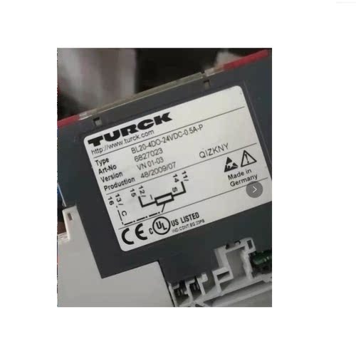 图尔克模块BL20-4DO-24VDC-0.5A