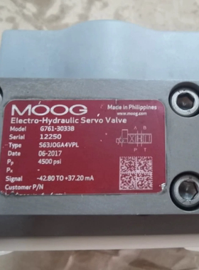 MOOG穆格伺服阀 G761-3033B 电液伺服阀 液压阀