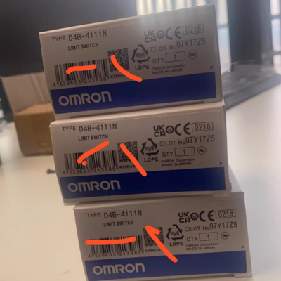 OMRON欧姆龙限位开关D4B-4111N行程开关