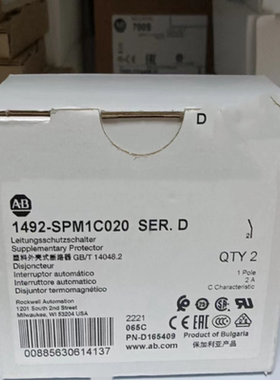 AB罗克韦尔保护装置断路器1492-SP1C020替代1492-SPM1C020