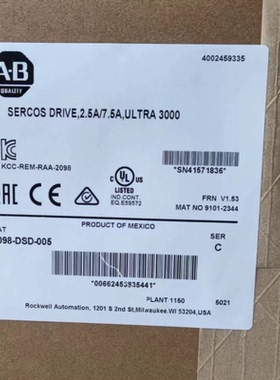 AB罗克韦尔 驱动器2098-DSD-005