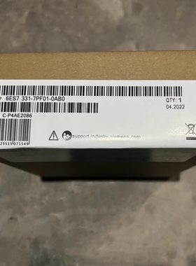 SIEMENS/西门子6ES7331-7PF01-0AB0 S7-300，模拟输入  隔离模块