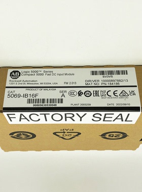5069-IB16F输入模块美国罗克韦尔Allen-Bradley全新现货5069IB16F