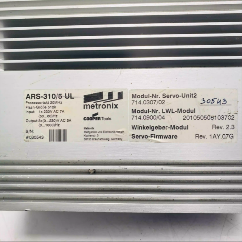 metronix麦特斯驱动器ARS-310/5UL