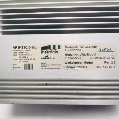 metronix麦特斯驱动器ARS-310/5UL